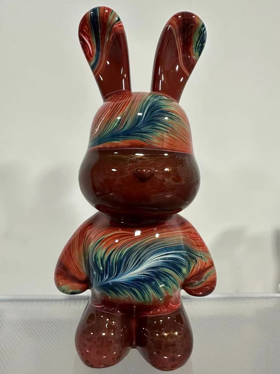 手作りDIY流体ウサギの完成品32CM