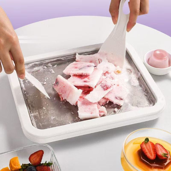 🧊炒酸奶機で自家製アイスクリームを作る
