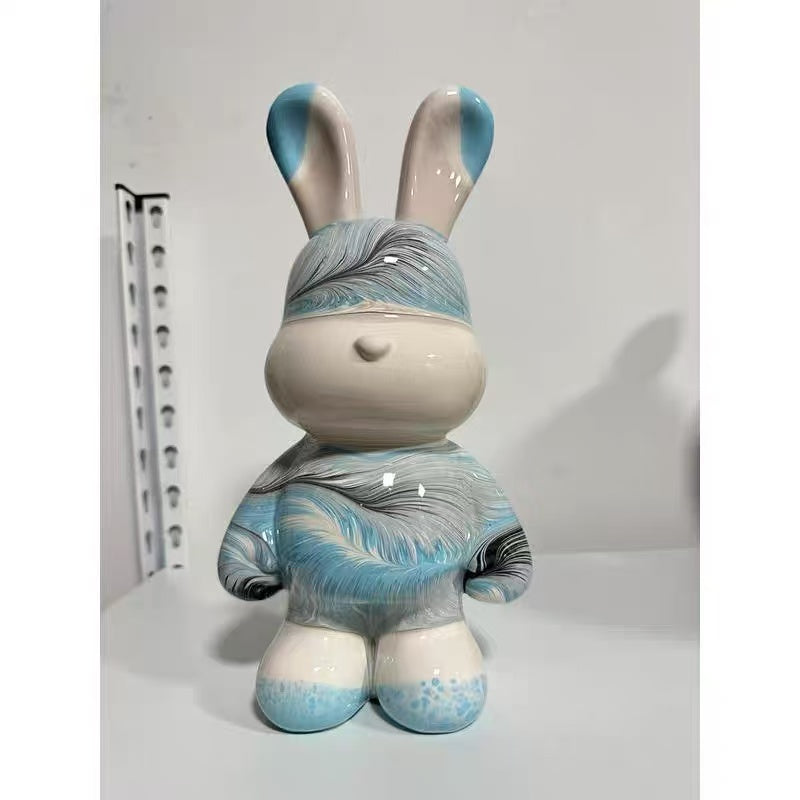 手作りDIY流体ウサギの完成品32CM