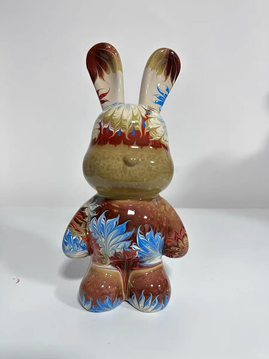 手作りDIY流体ウサギの完成品32CM