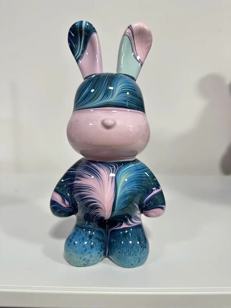 手作りDIY流体ウサギの完成品32CM