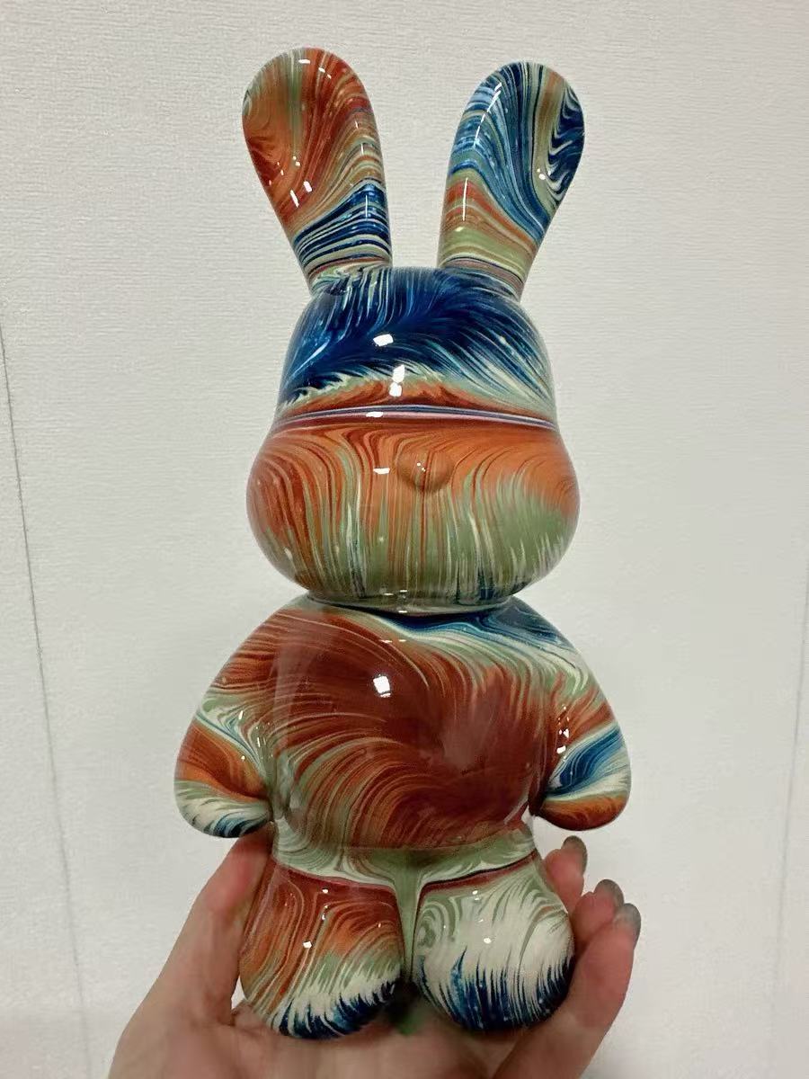 手作りDIY流体ウサギの完成品32CM