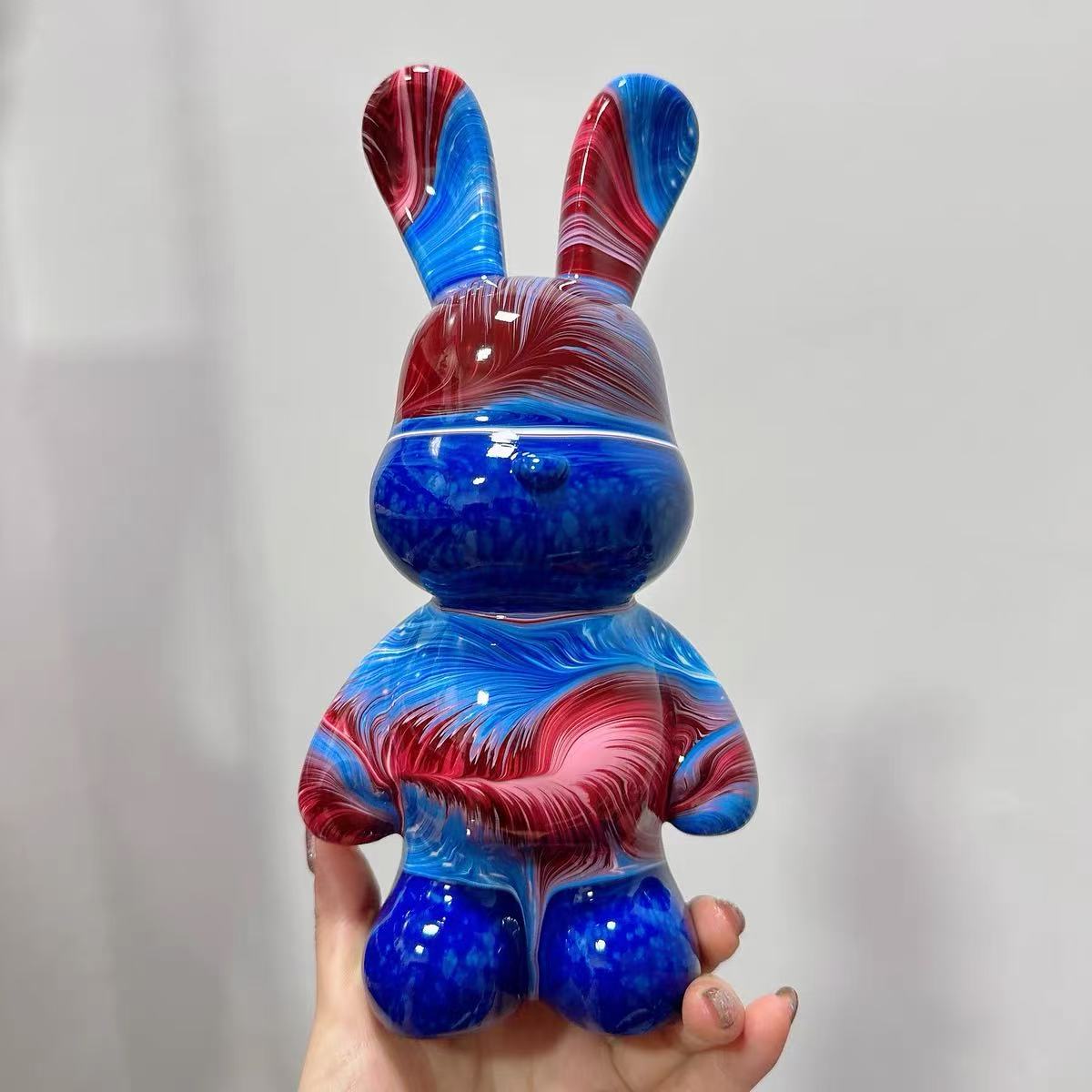 手作りDIY流体ウサギの完成品32CM