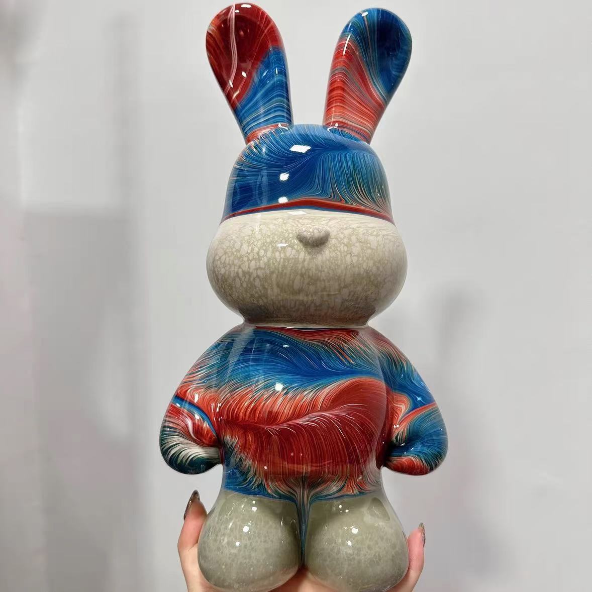 手作りDIY流体ウサギの完成品32CM