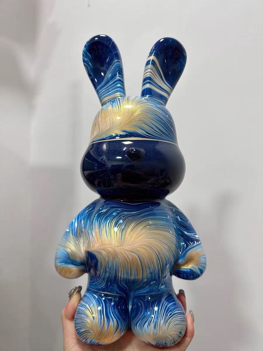 手作りDIY流体ウサギの完成品32CM