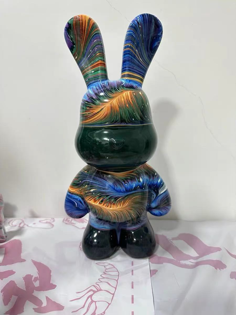 手作りDIY流体ウサギの完成品32CM