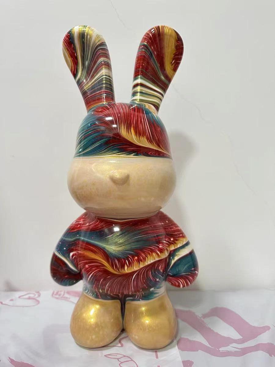 手作りDIY流体ウサギの完成品32CM