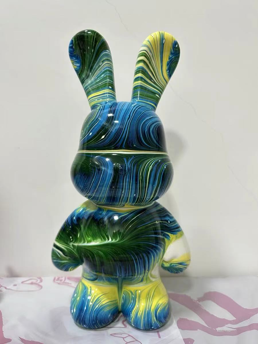 手作りDIY流体ウサギの完成品32CM