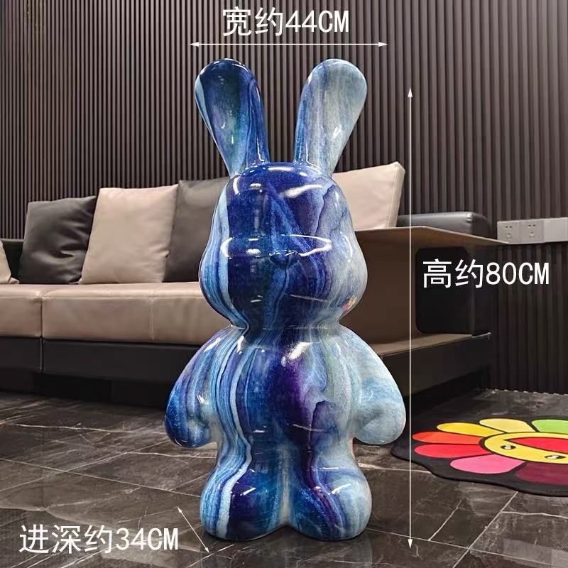 手作りDIY流体ウサギの完成品32CM