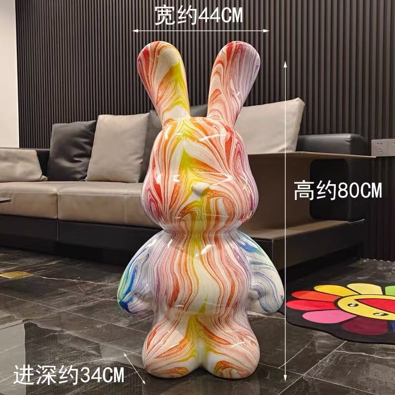 手作りDIY流体ウサギの完成品32CM