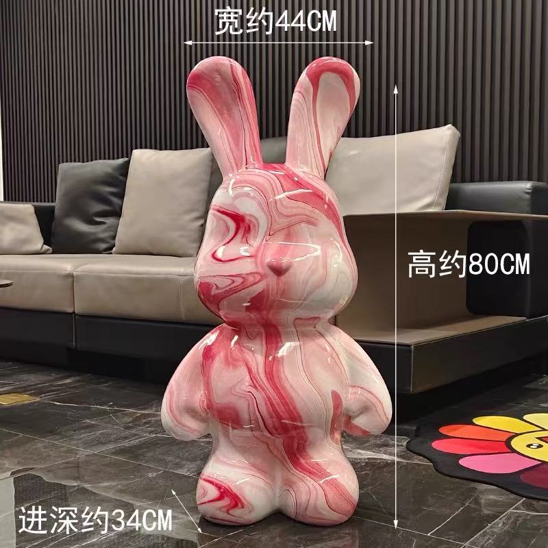 手作りDIY流体ウサギの完成品32CM