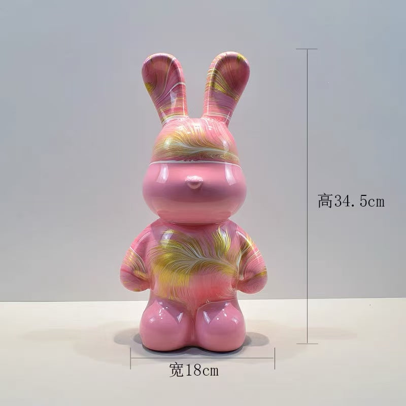 手作りDIY流体ウサギの完成品32CM