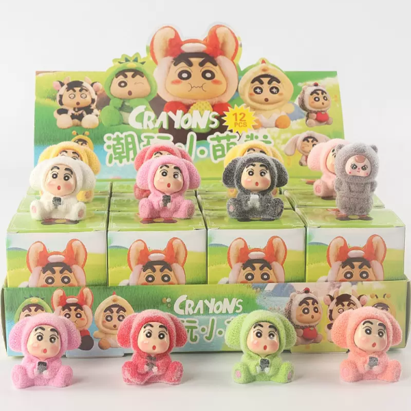 新作ラブラブ フェルト 泣き子ワンダー フィギュア ミニチュア アクセサリー 小女警 3D ブラインドボックス