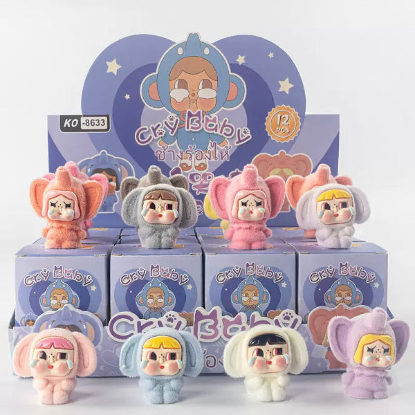 新作ラブラブ フェルト 泣き子ワンダー フィギュア ミニチュア アクセサリー 小女警 3D ブラインドボックス