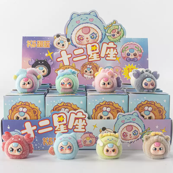 新作ラブラブ フェルト 泣き子ワンダー フィギュア ミニチュア アクセサリー 小女警 3D ブラインドボックス