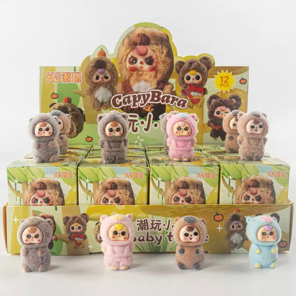 新作ラブラブ フェルト 泣き子ワンダー フィギュア ミニチュア アクセサリー 小女警 3D ブラインドボックス