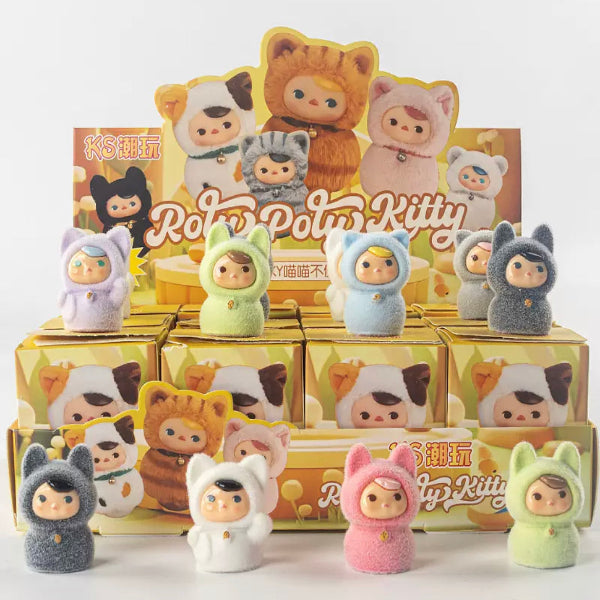新作ラブラブ フェルト 泣き子ワンダー フィギュア ミニチュア アクセサリー 小女警 3D ブラインドボックス