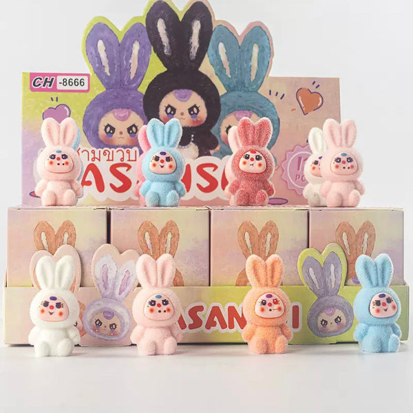 新作ラブラブ フェルト 泣き子ワンダー フィギュア ミニチュア アクセサリー 小女警 3D ブラインドボックス